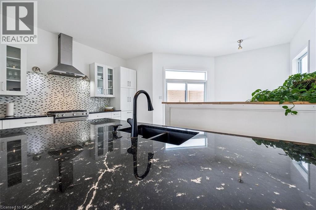 149 Woolwich Street, Waterloo, ON - Indoor Photo Showing Kitchen With Double Sink With Upgraded Kitchen