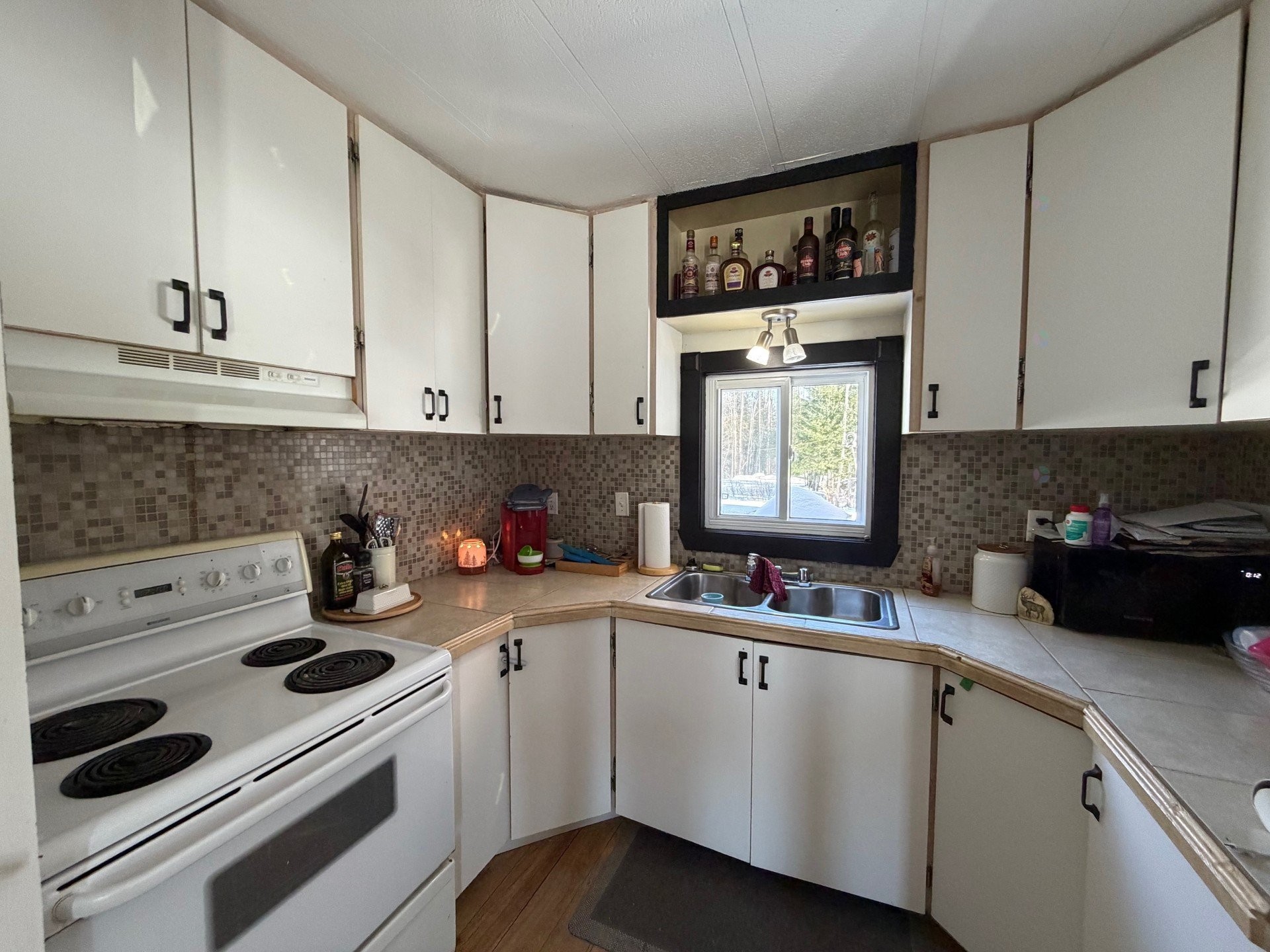 Kitchen - 26 Rue Gaspésienne E., Pointe-À-La-Croix, QC - Indoor Photo Showing Kitchen With Double Sink