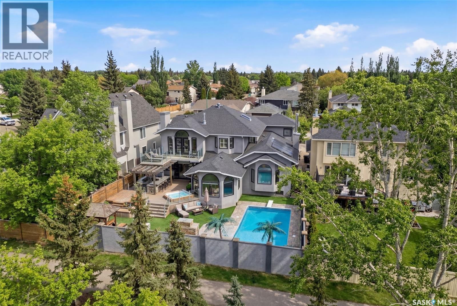 3606 Selinger Crescent, Regina, SK - Outdoor With In Ground Pool