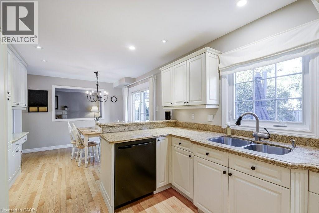2444 Butternut Crescent, Burlington, ON - Indoor Photo Showing Kitchen With Double Sink