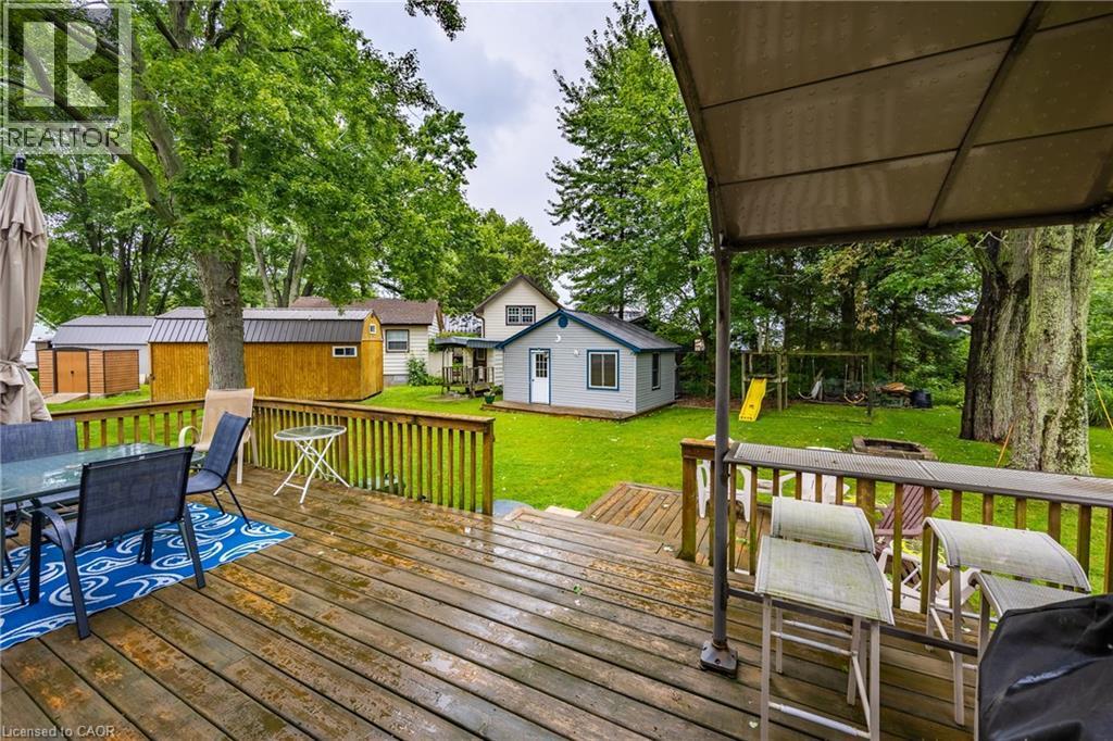 306 Cedar Drive, Turkey Point, ON - Outdoor With Deck Patio Veranda With Exterior