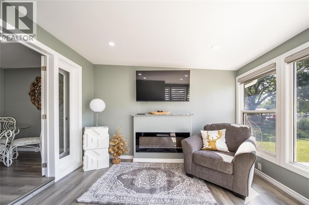 178 First Street, Belle River, ON - Indoor Photo Showing Living Room With Fireplace