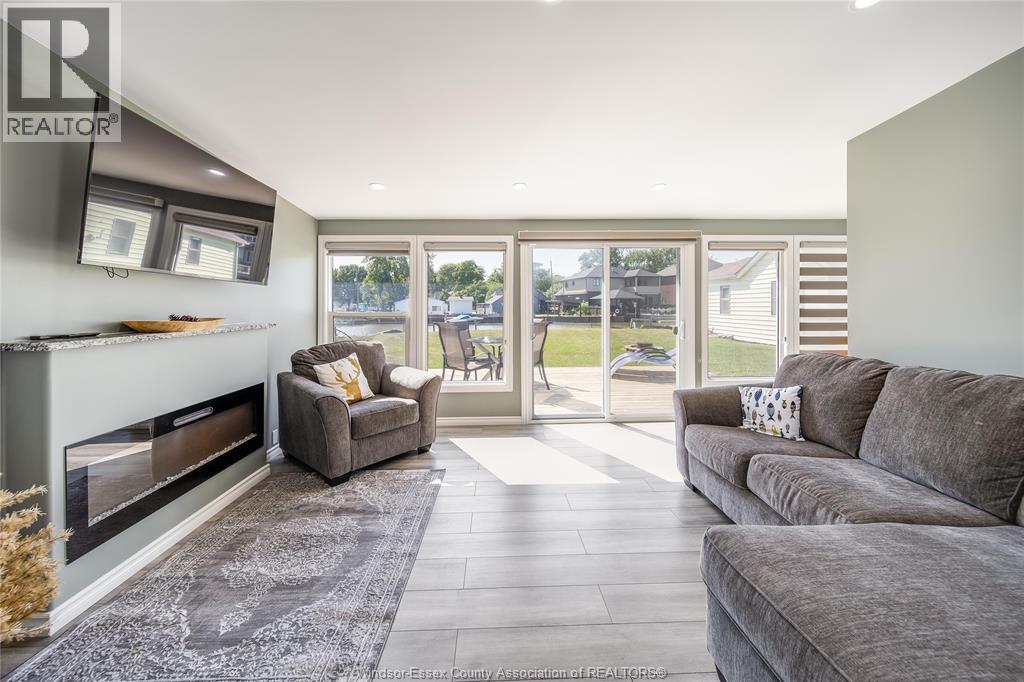 178 First Street, Belle River, ON - Indoor Photo Showing Living Room With Fireplace