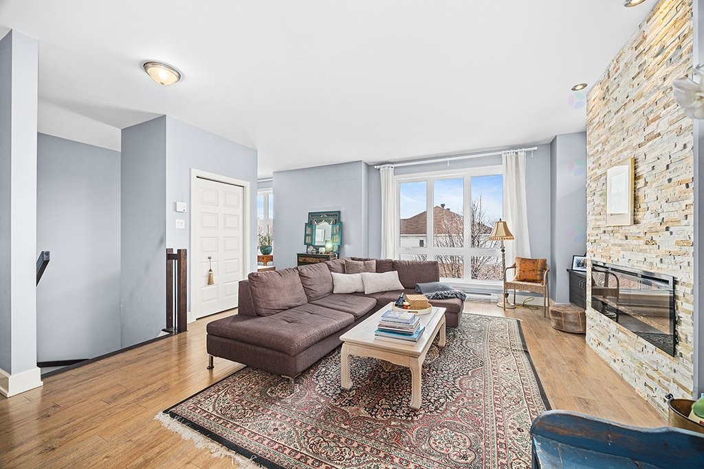 Living Room - 3-92 Rue Du Vison, Gatineau (Aylmer), QC - Indoor Photo Showing Living Room With Fireplace