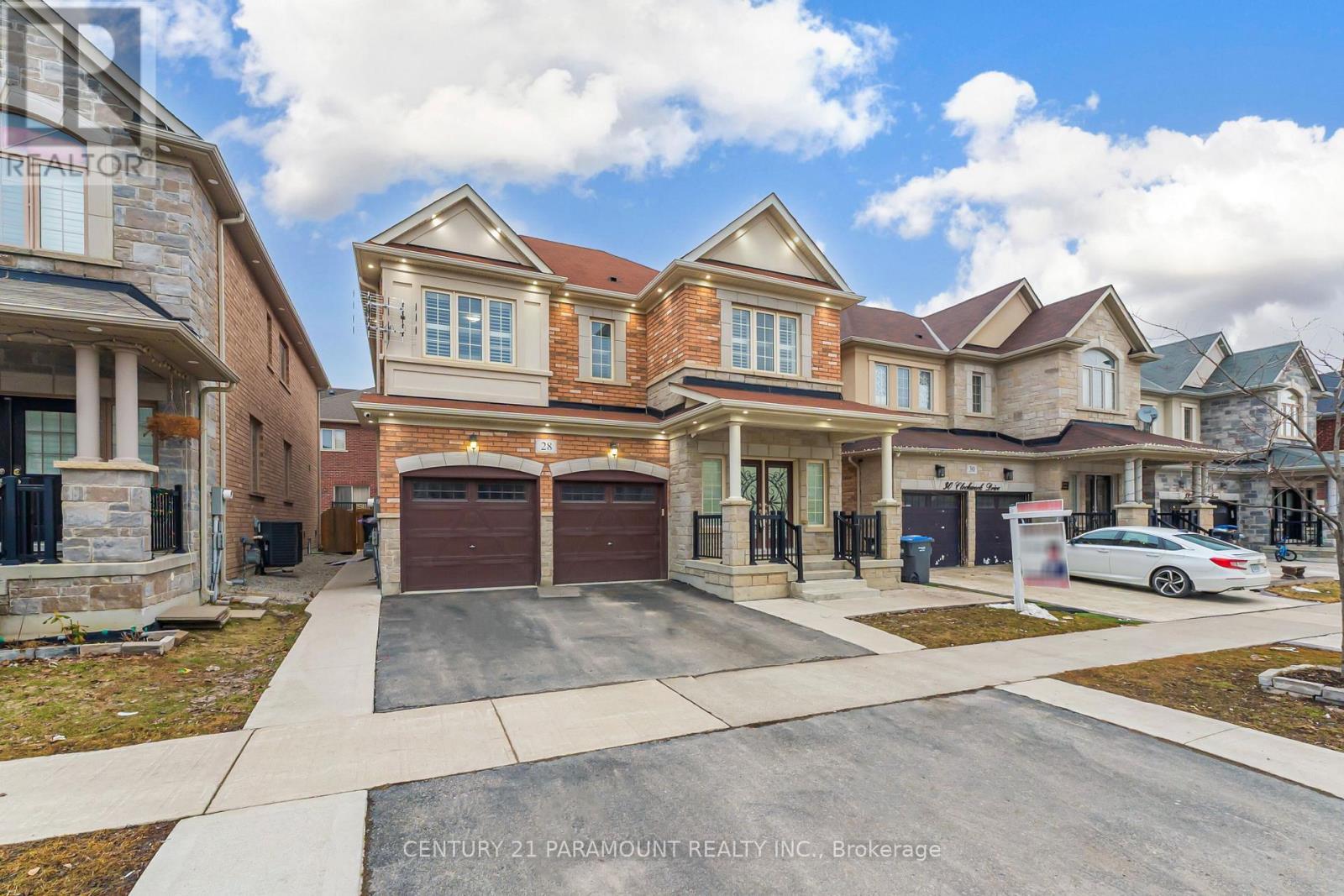 28 Clockwork Drive, Brampton, ON - Outdoor With Facade