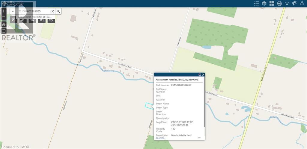 Map location - Pt Lt 19, Rp30R768 Pt 66 Alway Road, Grimsby, ON