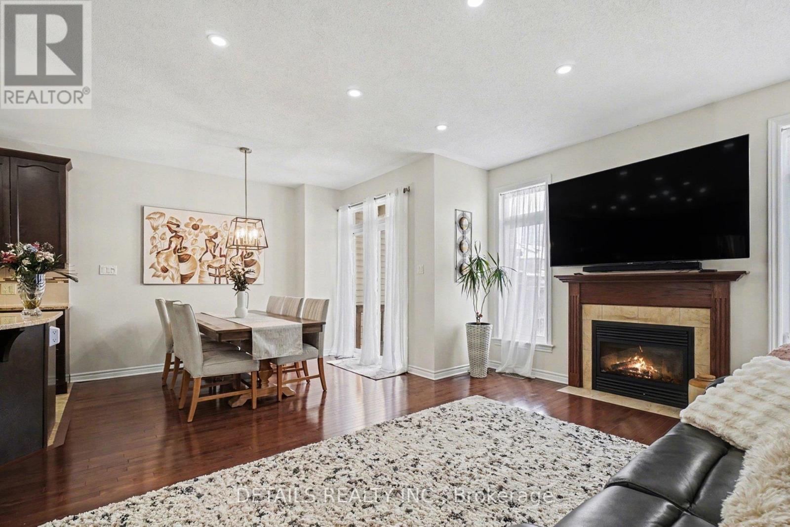 112 Whispering Winds Way, Ottawa, ON - Indoor Photo Showing Living Room With Fireplace
