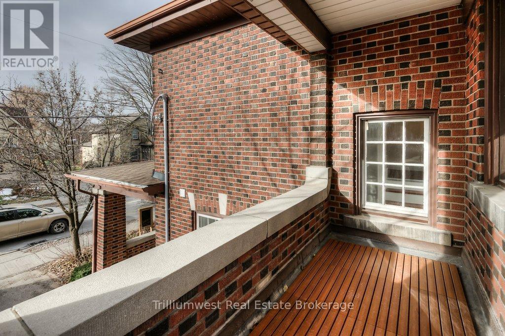 Unit A balcony - 54 Park Street, Kitchener, ON - With Exterior