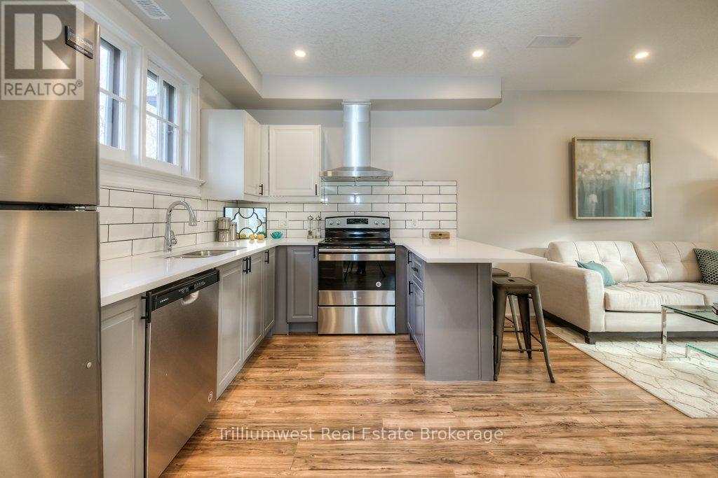 Unit A - 54 Park Street, Kitchener, ON - Indoor Photo Showing Kitchen With Upgraded Kitchen