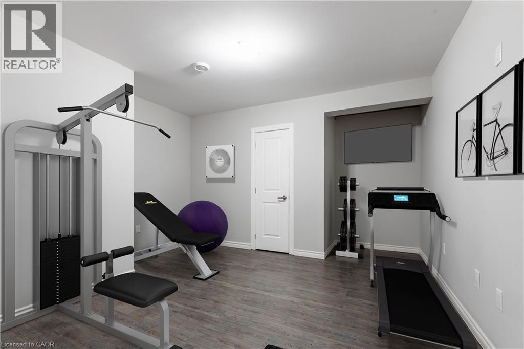 Virtually staged - 6 Bluenose Drive, Port Dover, ON - Indoor Photo Showing Gym Room