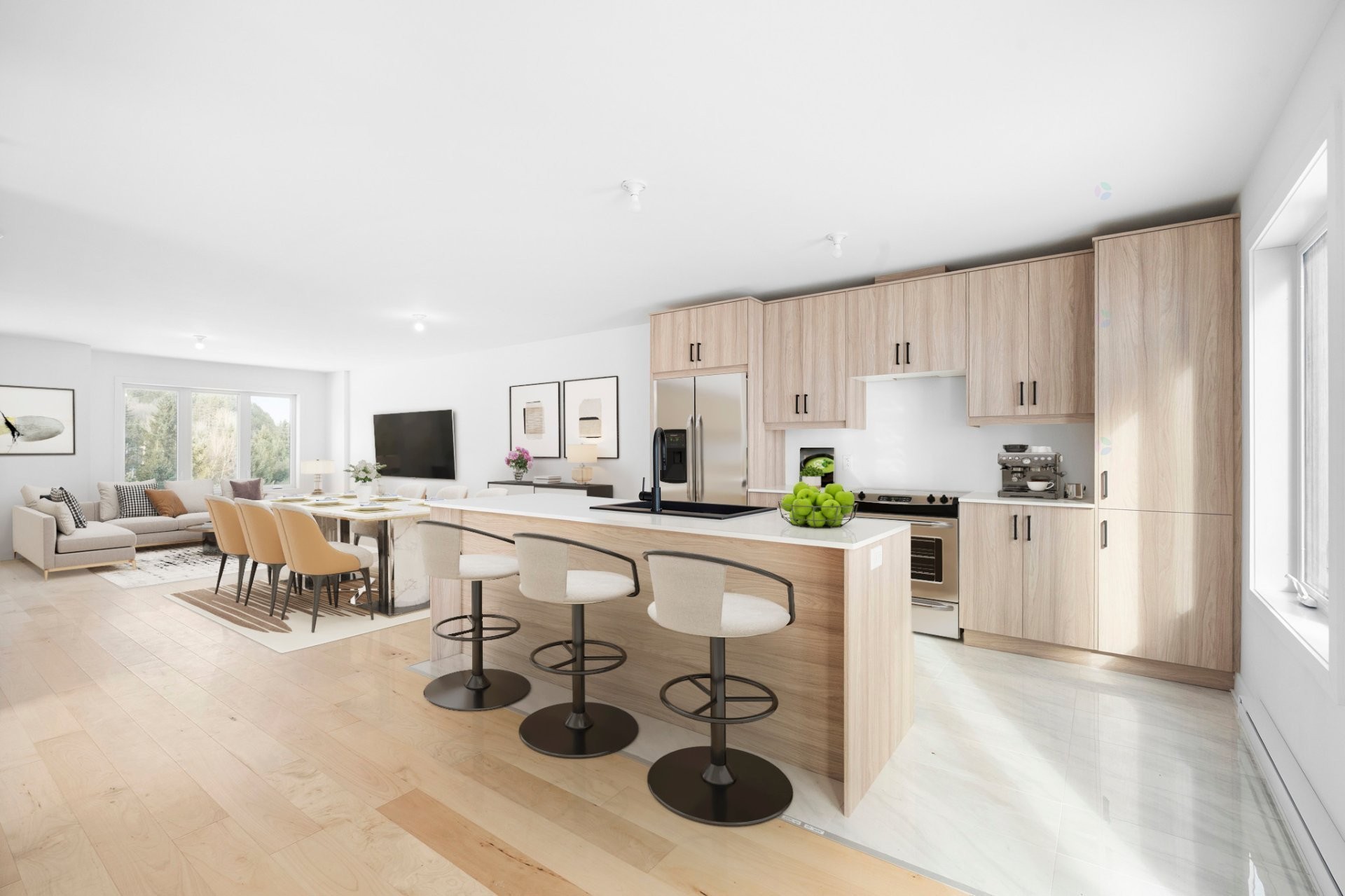 Cuisine - 703Z Ch. Des Conifères, Piedmont, QC - Indoor Photo Showing Kitchen With Upgraded Kitchen
