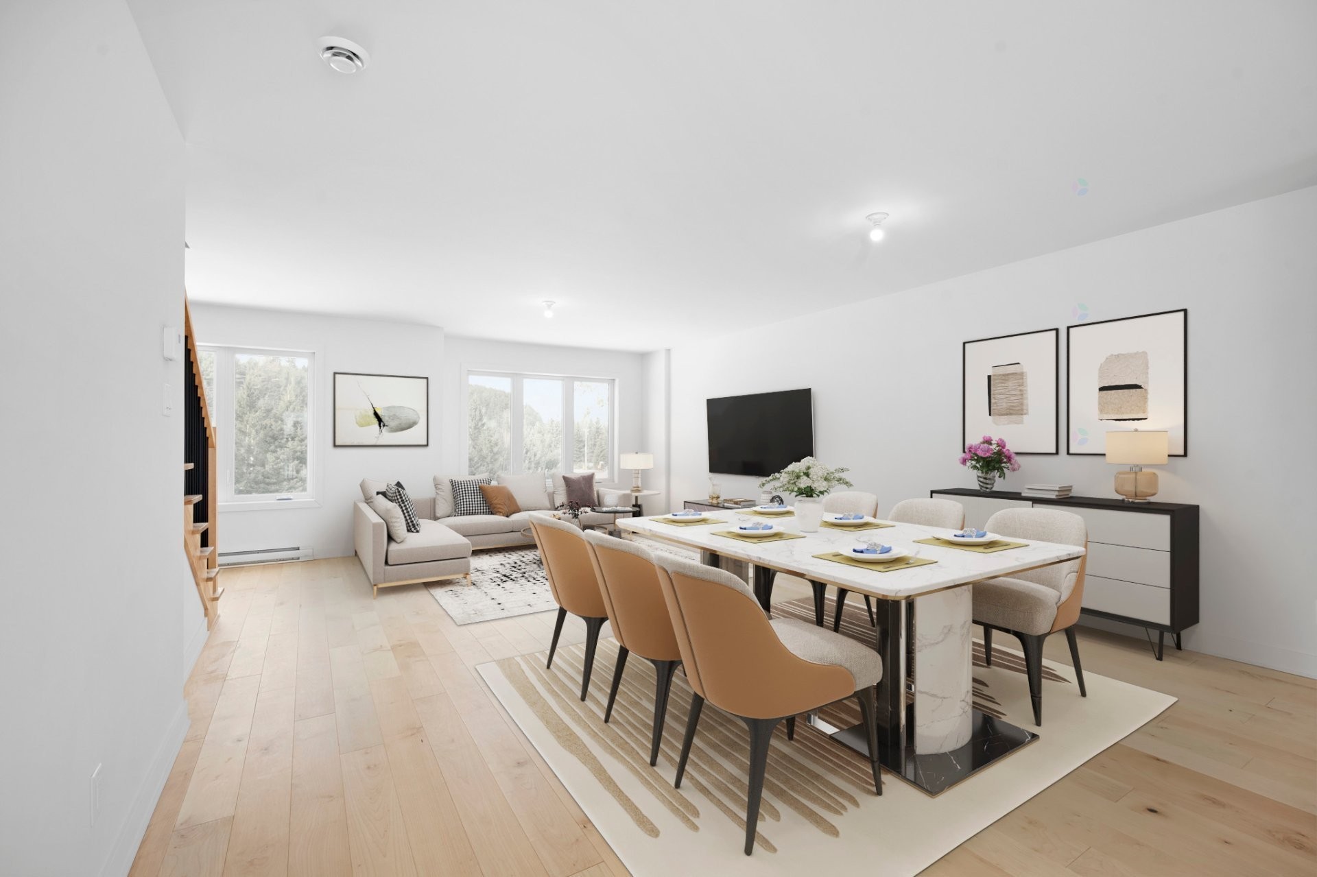 Salle à manger - 703Z Ch. Des Conifères, Piedmont, QC - Indoor Photo Showing Office