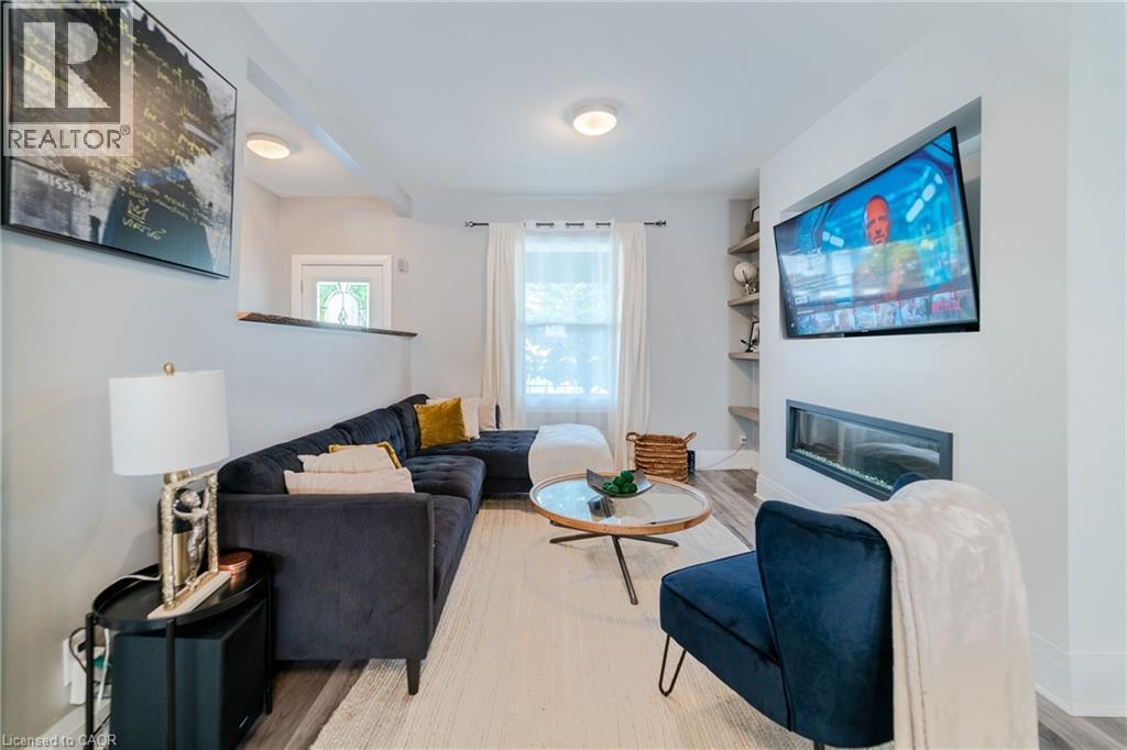 189 Lottridge Street, Hamilton, ON - Indoor With Fireplace