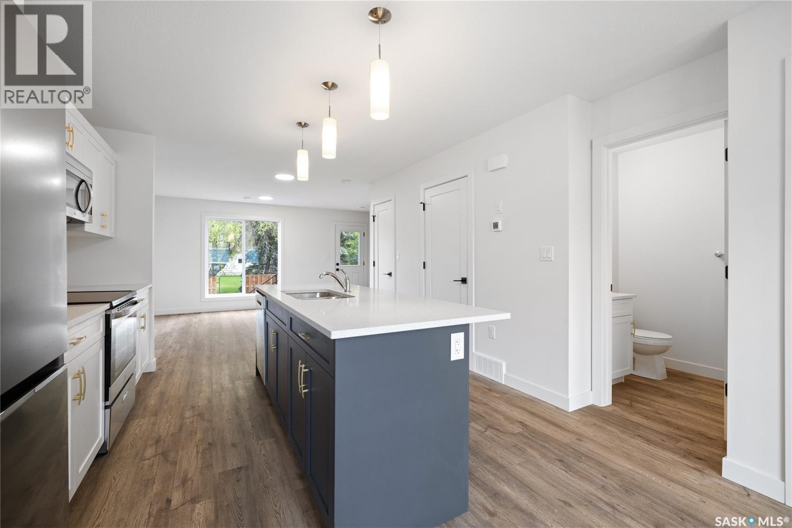 75 3Rd Avenue, Lumsden, SK - Indoor Photo Showing Kitchen With Stainless Steel Kitchen