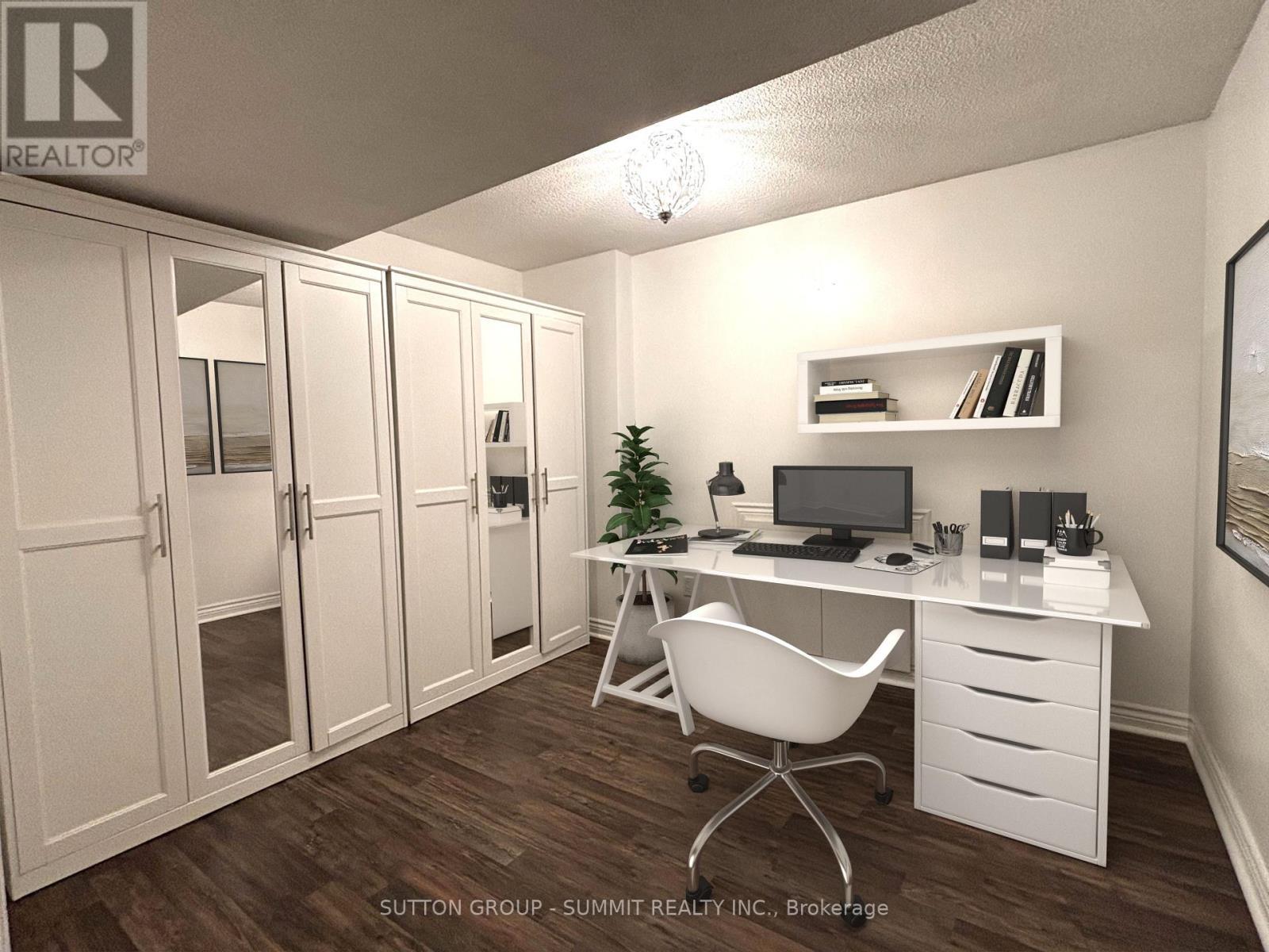 VIRTUALLY STAGED - 1100 Feeley Court, Mississauga, ON - Indoor Photo Showing Office