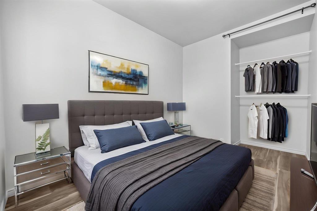 Bedroom 2 - Virtually staged for design and layout inspiration. - 401 Union Avenue W, Winnipeg, MB - Indoor Photo Showing Bedroom