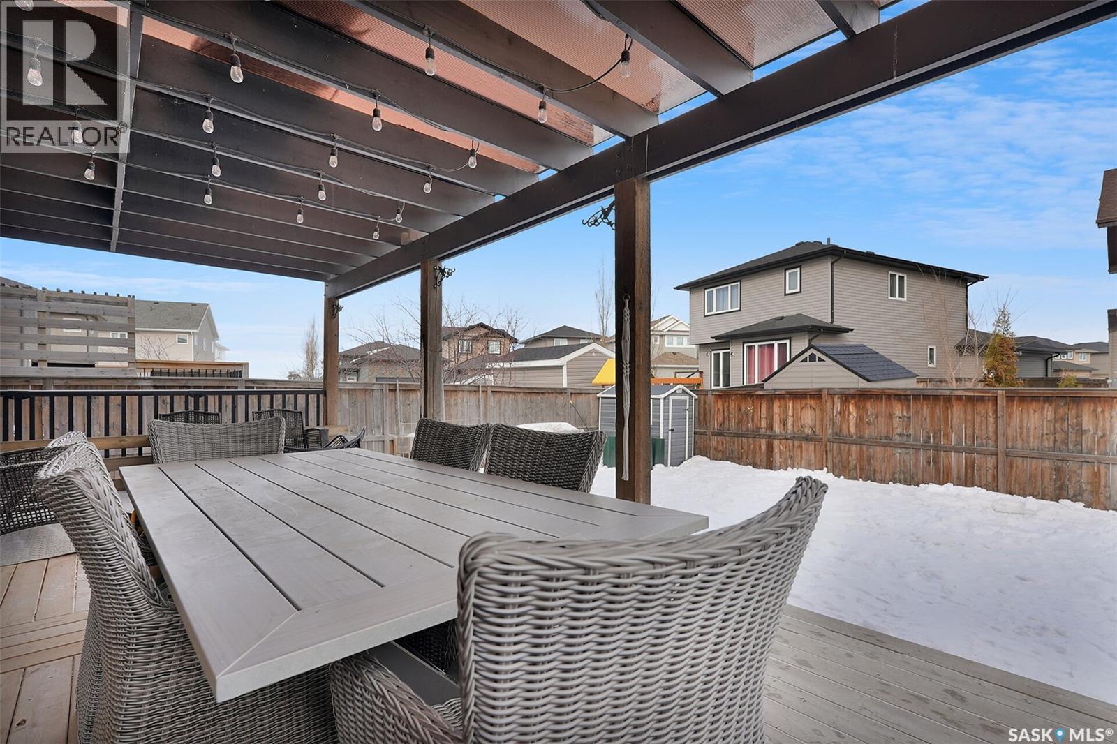 8856 Kestral Drive, Regina, SK - Outdoor With Deck Patio Veranda With Exterior