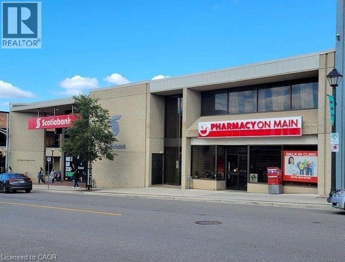 View of commercial property - 72 Main Street, Cambridge, ON