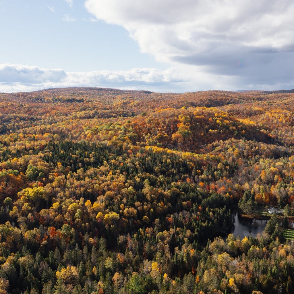 Photo aérienne - Av. De La Montagne, Sainte-Béatrix, QC - Outdoor With View