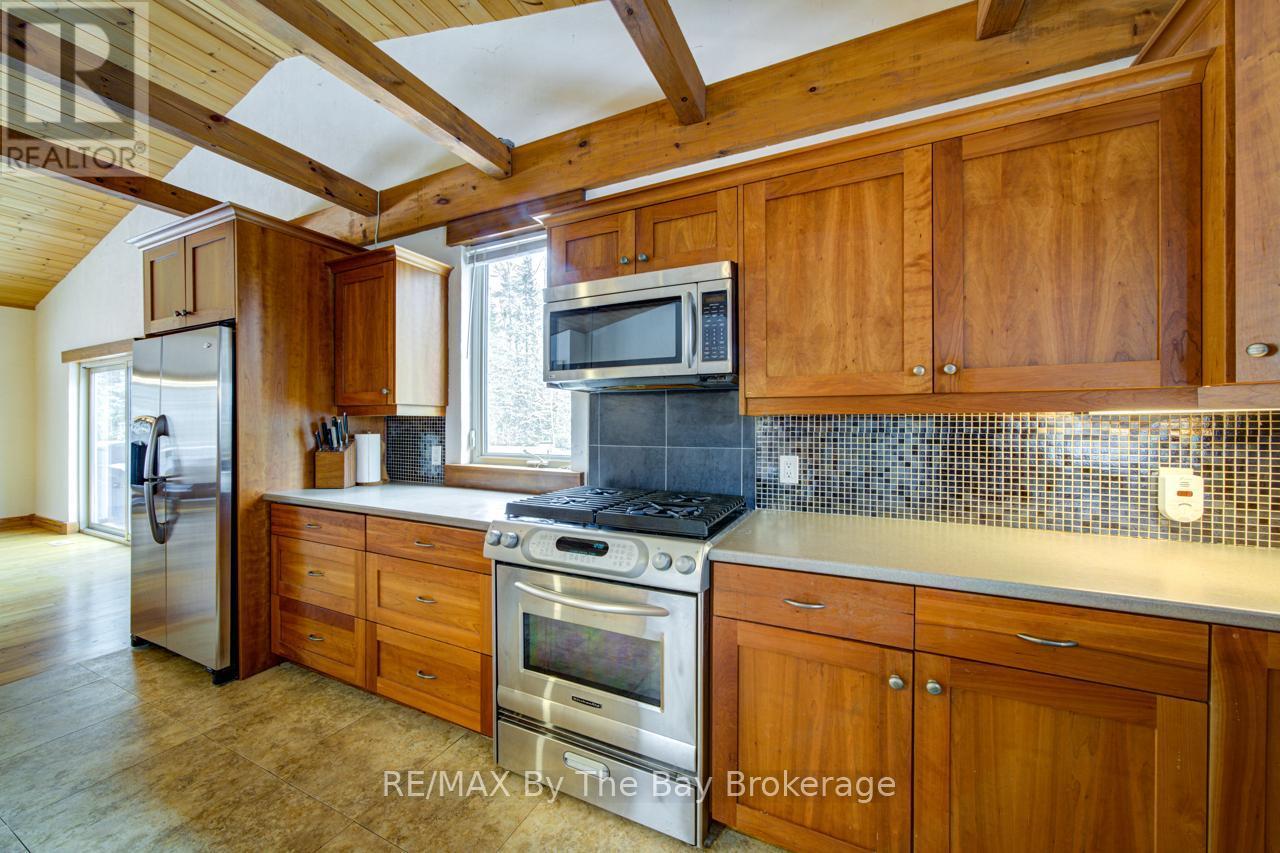 Stainless Steel Appliances - 397 Silver Birch Drive, Tiny, ON - Indoor Photo Showing Kitchen