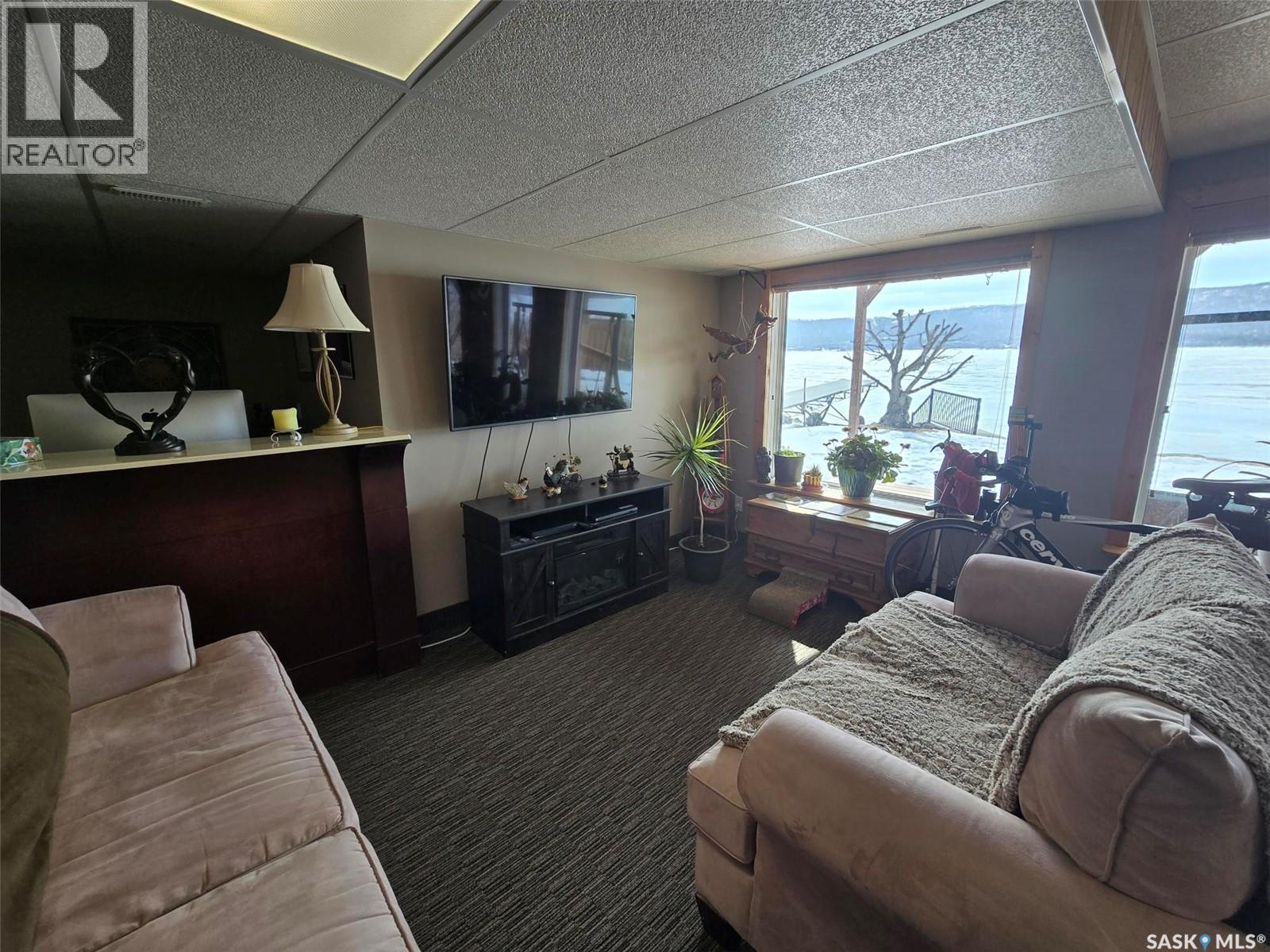 104 Elk Road, Crooked Lake, SK - Indoor Photo Showing Living Room