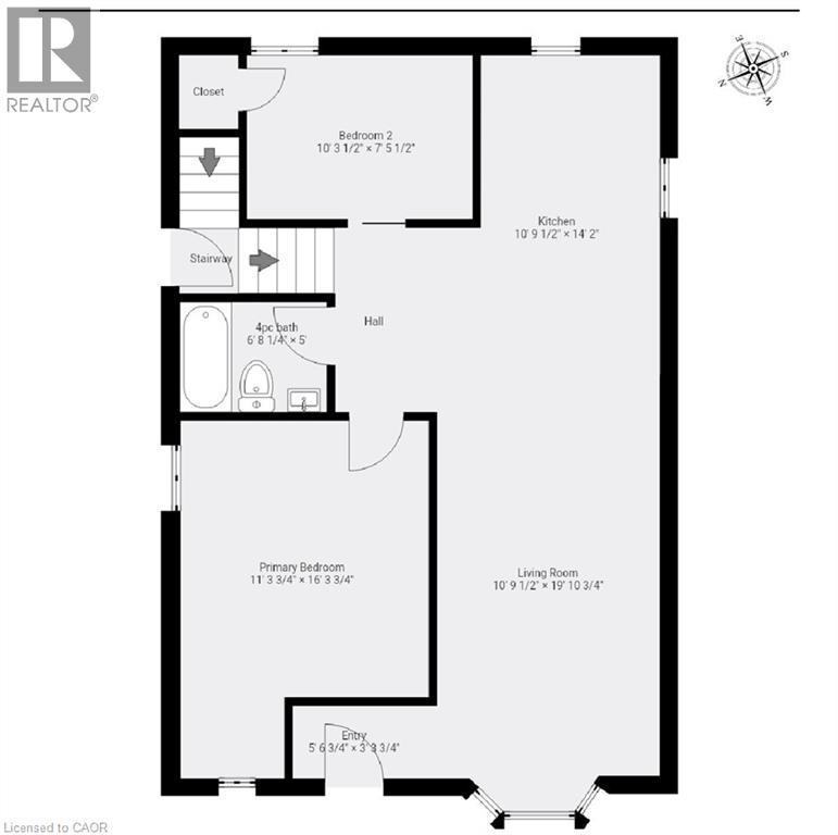 View of room layout - 237 East 32Nd Street, Hamilton, ON - Other