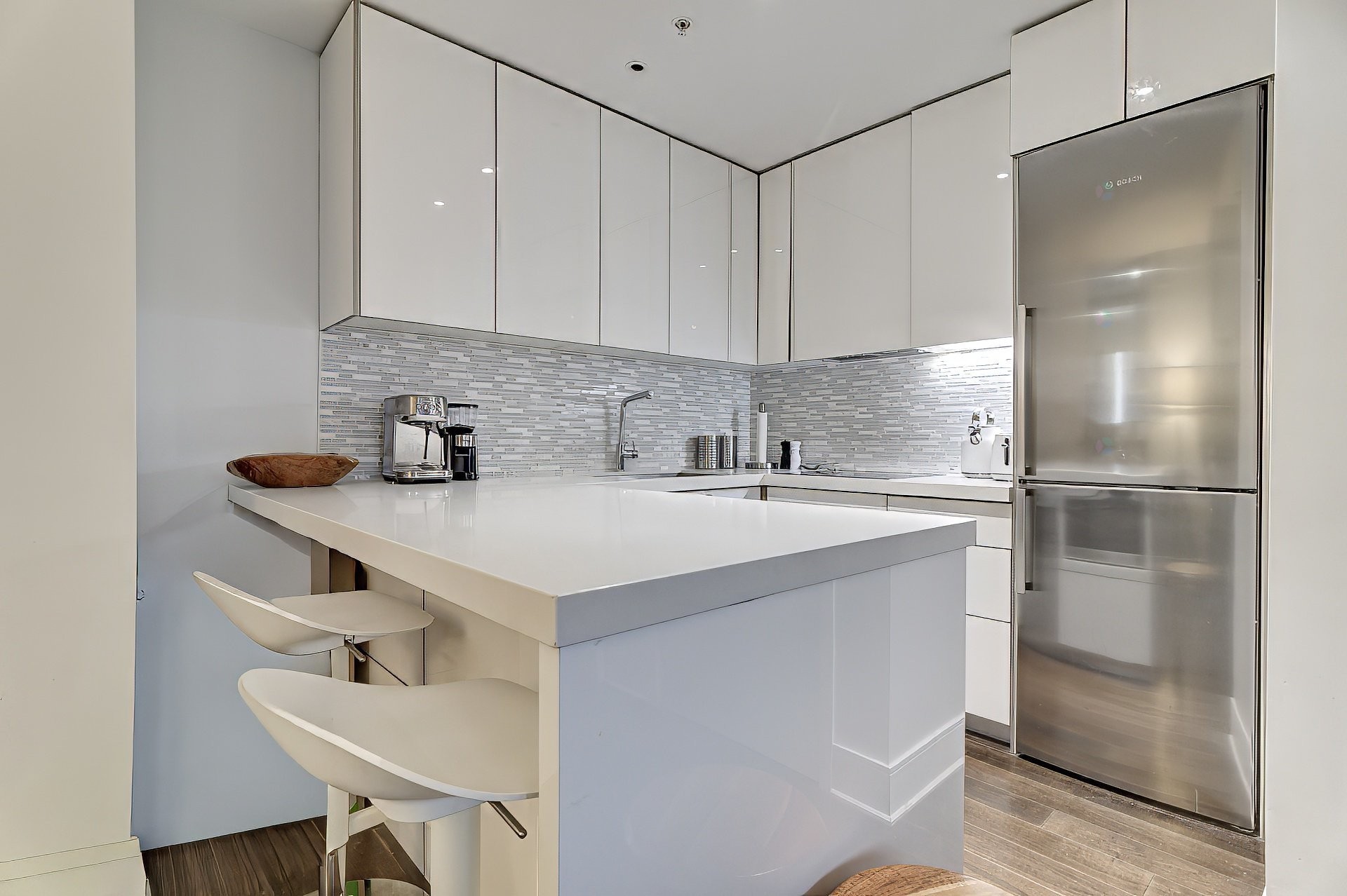 Kitchen - 2009-1188 Av. Union, Montréal (Ville-Marie), QC - Indoor Photo Showing Kitchen With Upgraded Kitchen