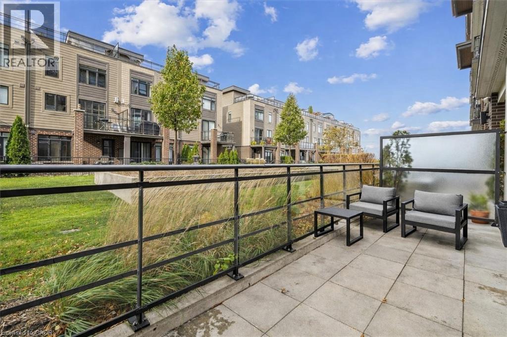 View of balcony - 40 Esplanade Lane Unit# 102, Grimsby, ON - Outdoor