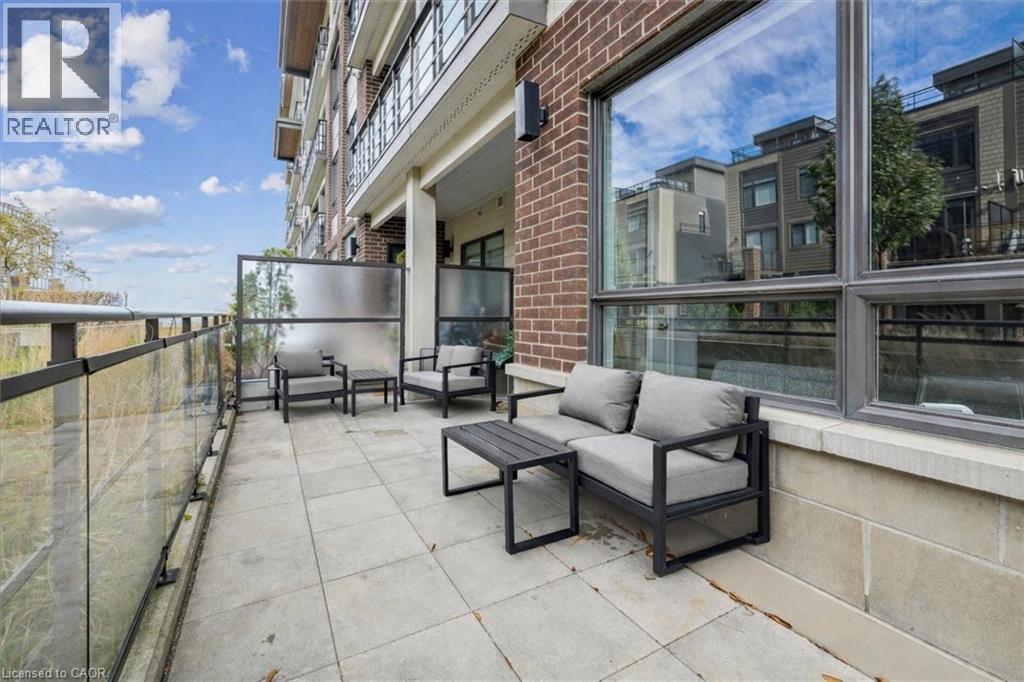 Balcony featuring an outdoor living space - 40 Esplanade Lane Unit# 102, Grimsby, ON - Outdoor
