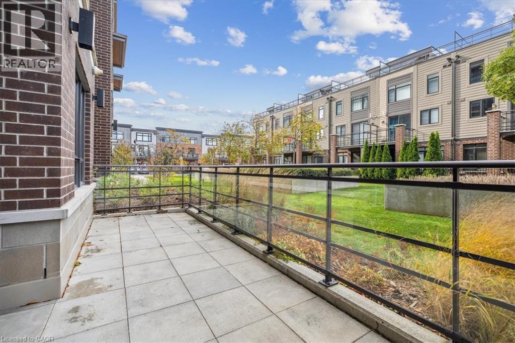View of balcony - 40 Esplanade Lane Unit# 102, Grimsby, ON - Outdoor