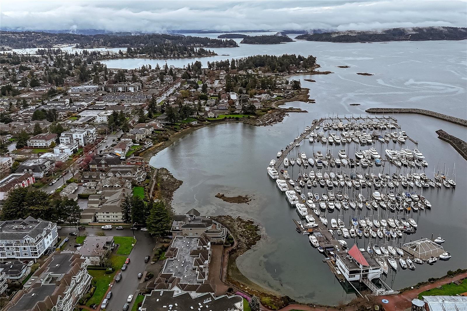 301-9805 Second St, Sidney, BC - Outdoor With Body Of Water With View
