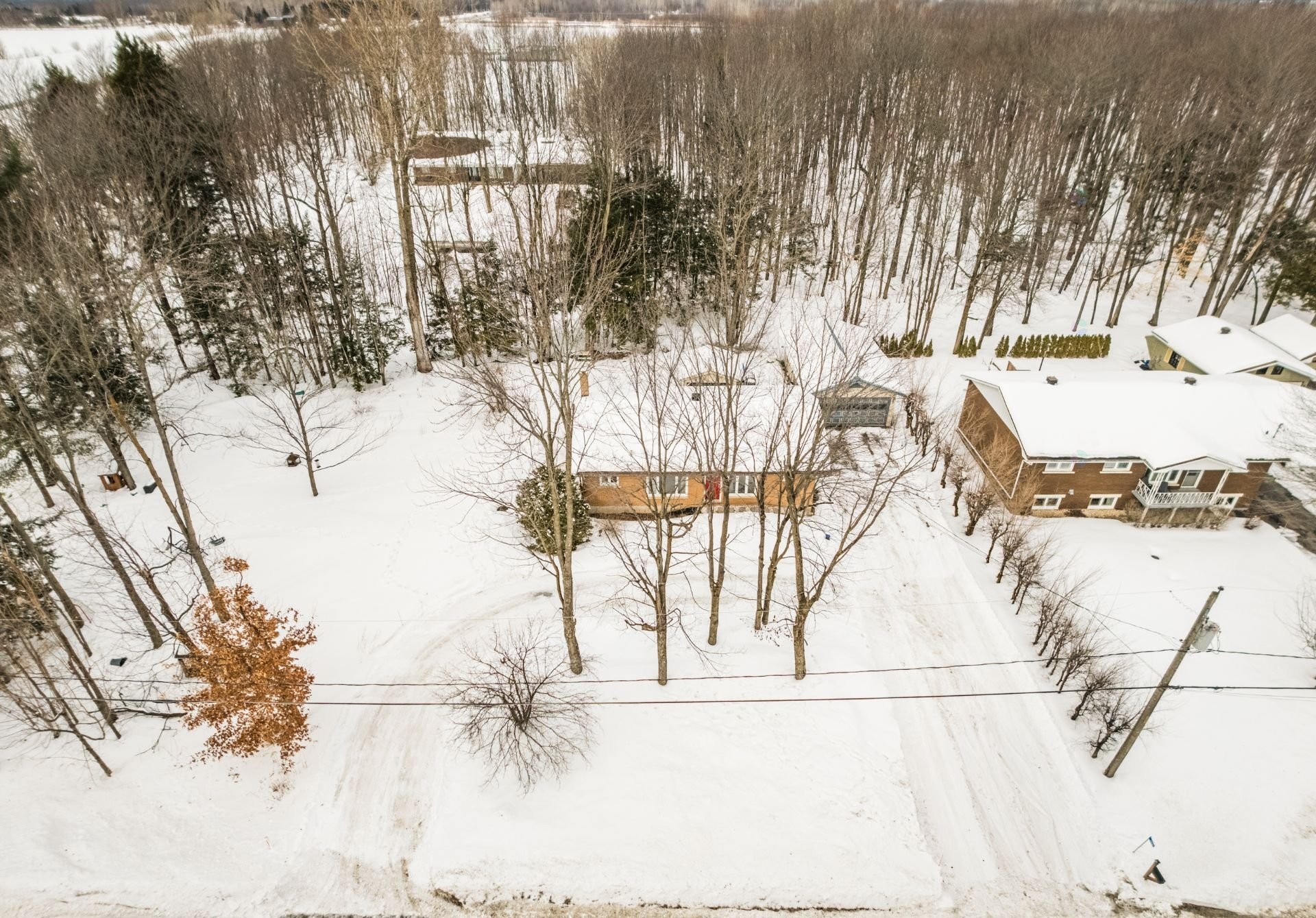Aerial View - 1435 Ch. Delorme, Farnham, QC - Outdoor