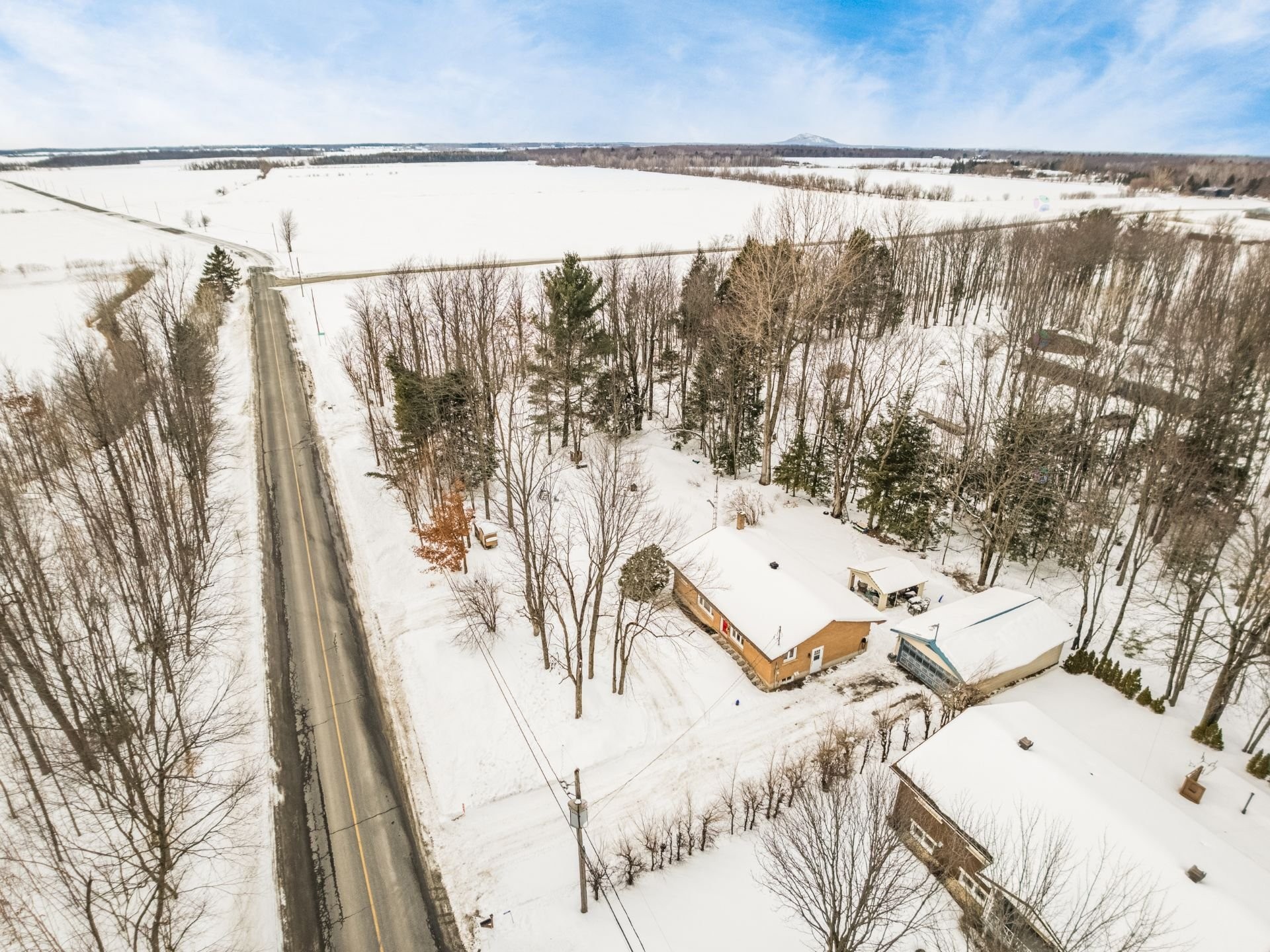 Aerial View - 1435 Ch. Delorme, Farnham, QC - Outdoor With View