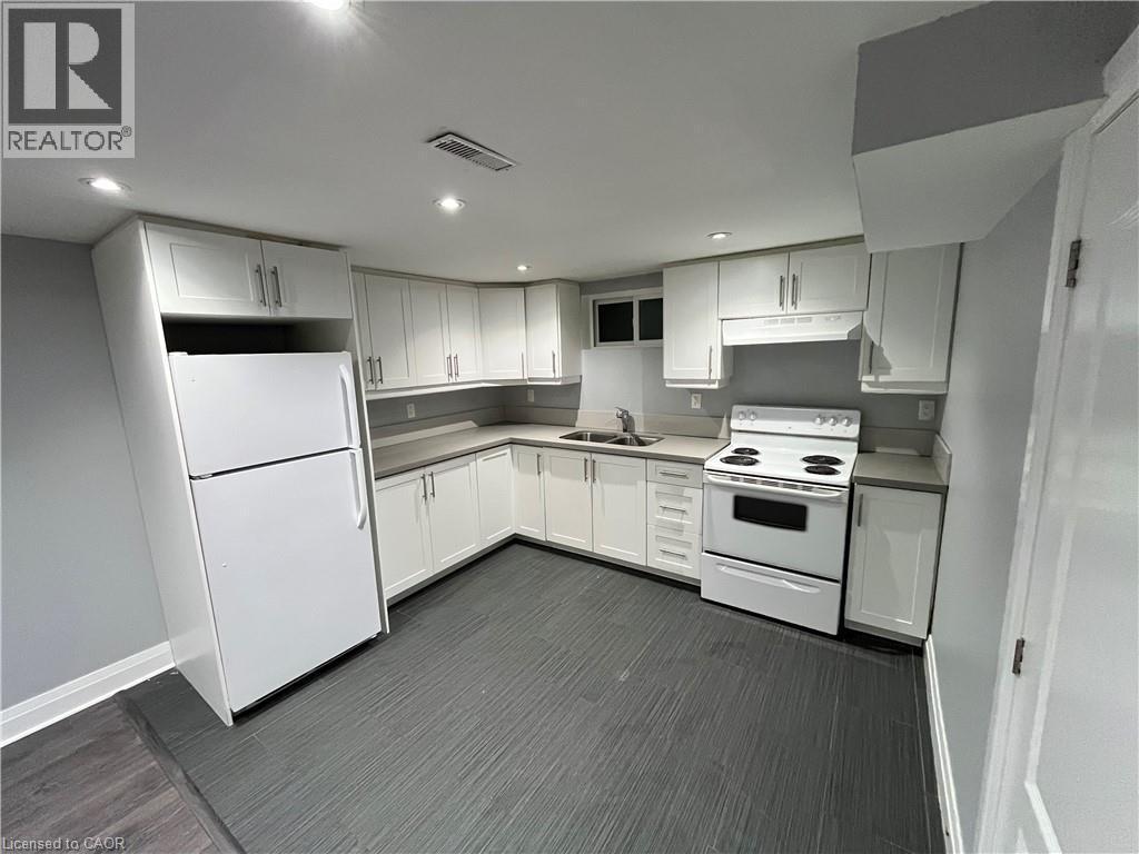 336 E Mohawk Road E, Hamilton, ON - Indoor Photo Showing Kitchen With Double Sink