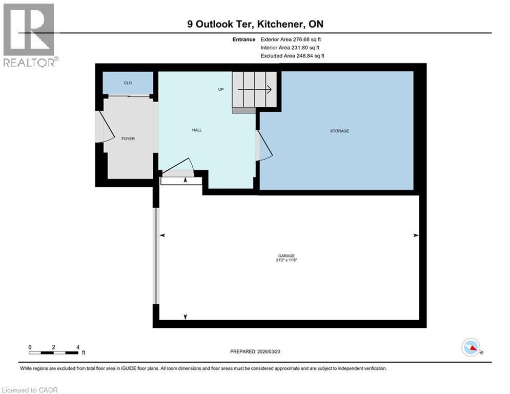 View of room layout - 9 Outlook Terrace, Kitchener, ON - Other