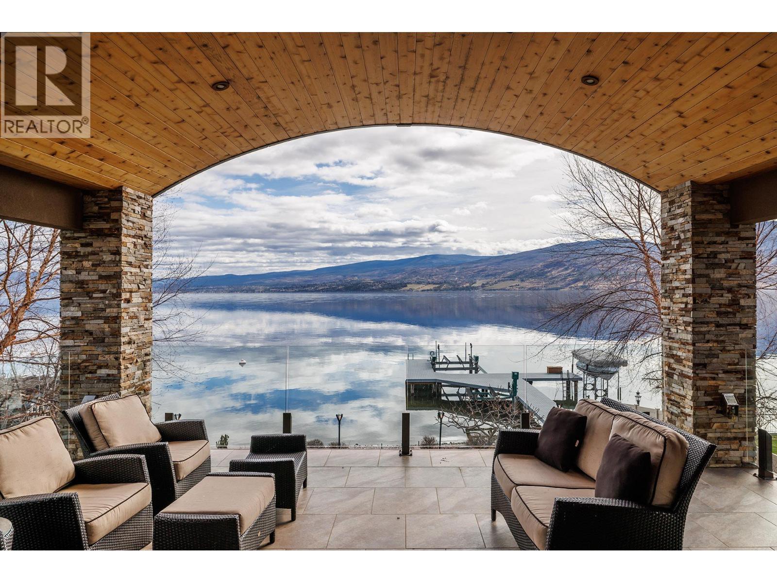 4165 Gellatly Road, West Kelowna, BC - Outdoor With Body Of Water With Deck Patio Veranda