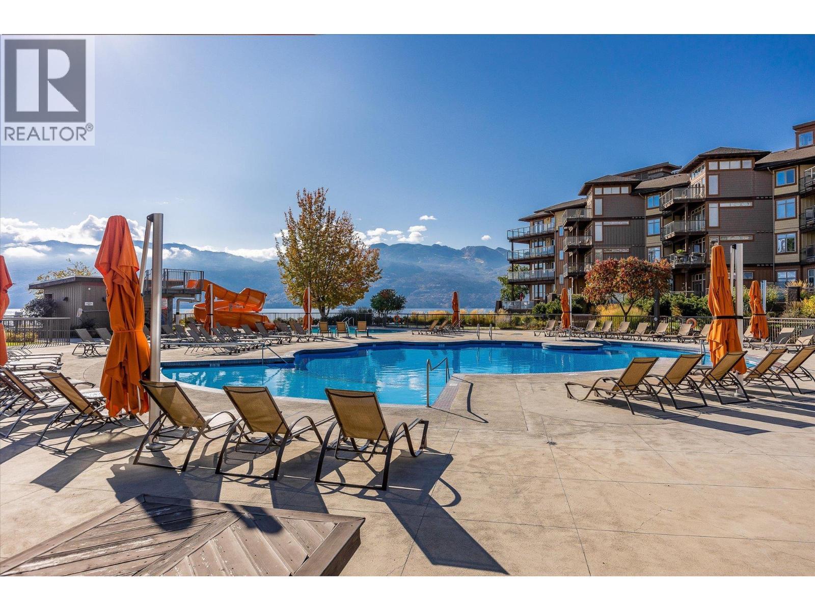 4205 Gellatly Road Unit# 305, West Kelowna, BC - Outdoor With In Ground Pool