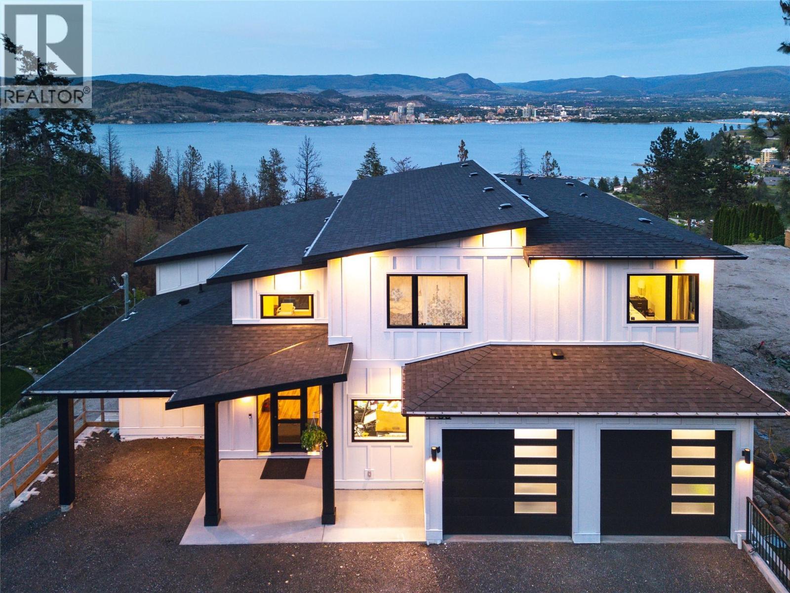 1435 Bear Creek Road, West Kelowna, BC - Outdoor With Body Of Water
