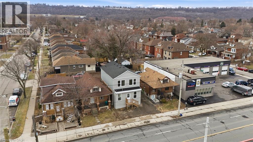 Aerial view of residential area - 1278 Main Street E, Hamilton, ON - Outdoor With View