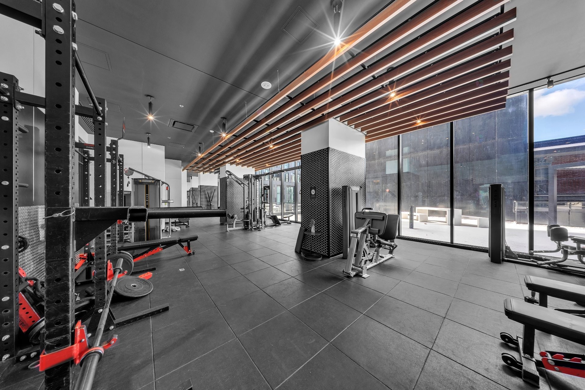 Exercise Room - 5106-1245 Rue De Bleury, Montréal (Ville-Marie), QC - Indoor Photo Showing Other Room