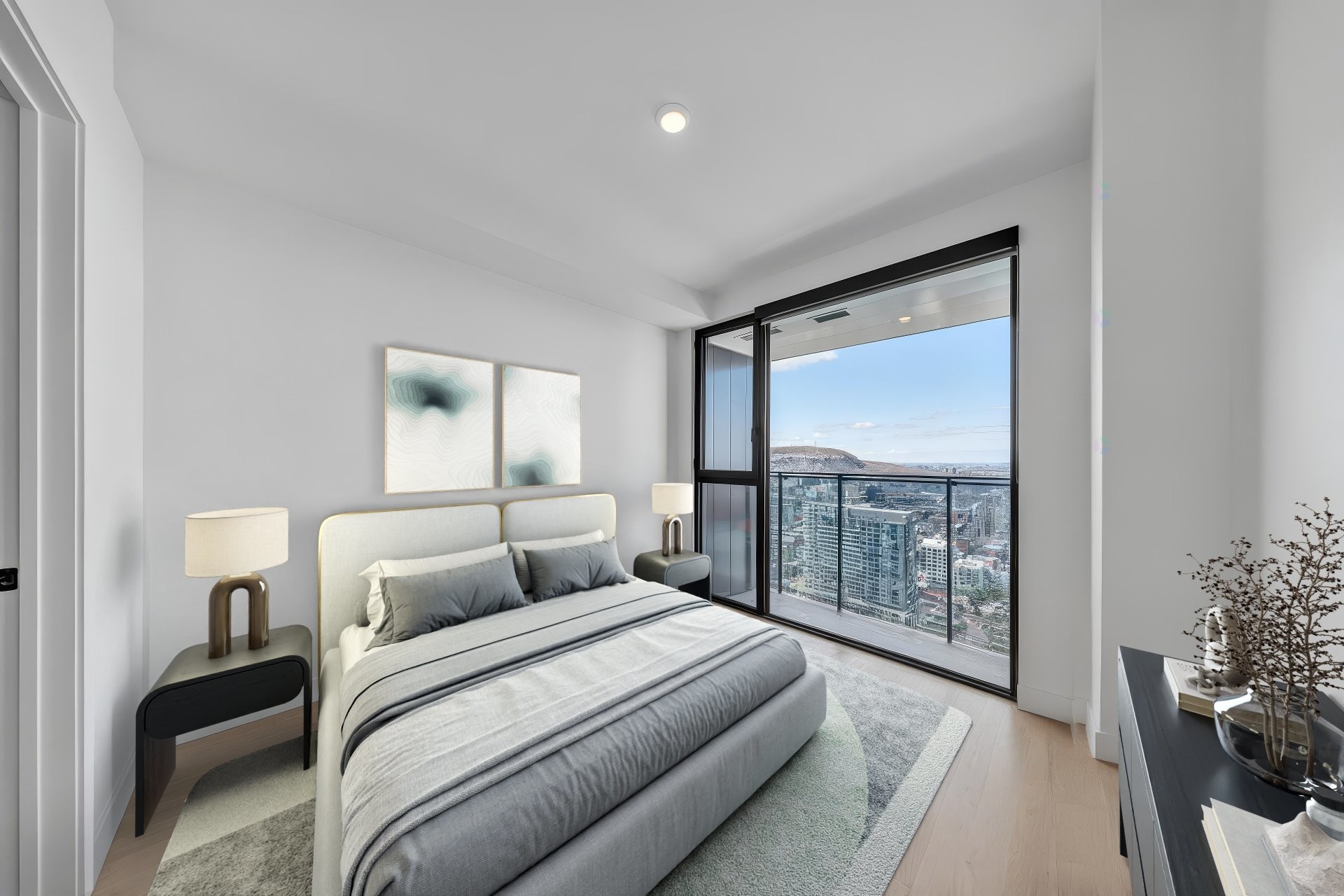 Bedroom - 5106-1245 Rue De Bleury, Montréal (Ville-Marie), QC - Indoor Photo Showing Bedroom