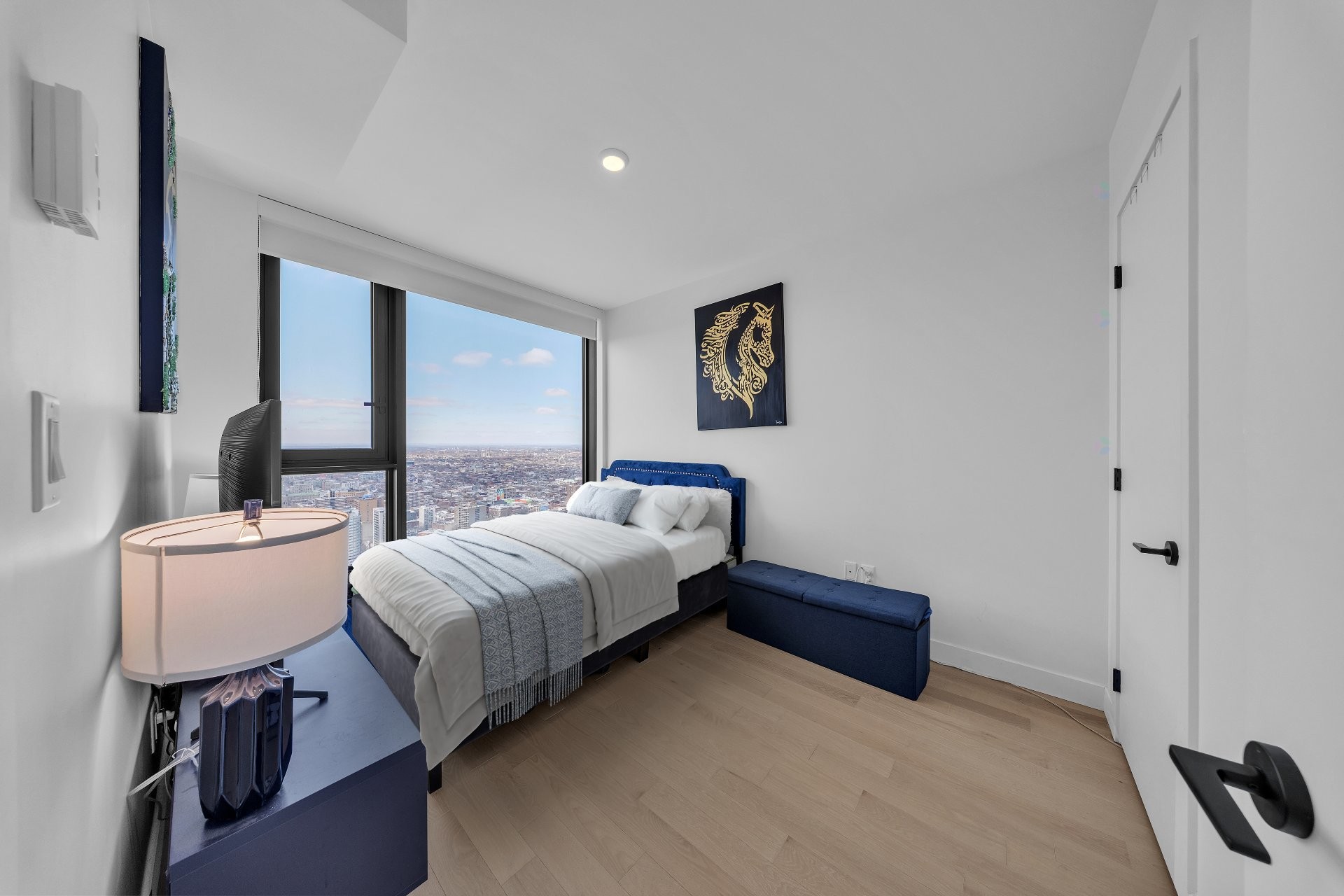 Bedroom - 5106-1245 Rue De Bleury, Montréal (Ville-Marie), QC - Indoor Photo Showing Bedroom