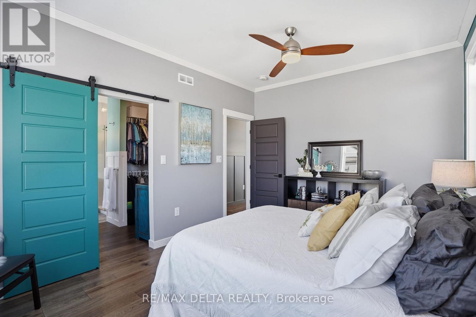 Primary bedroom: main floor. - 100 Pendleton Street, Champlain, ON - Indoor Photo Showing Bedroom