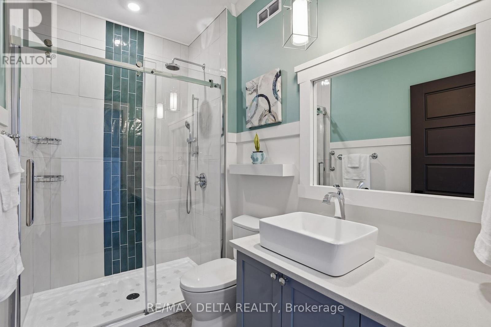 Second full bath on main floor. - 100 Pendleton Street, Champlain, ON - Indoor Photo Showing Bathroom