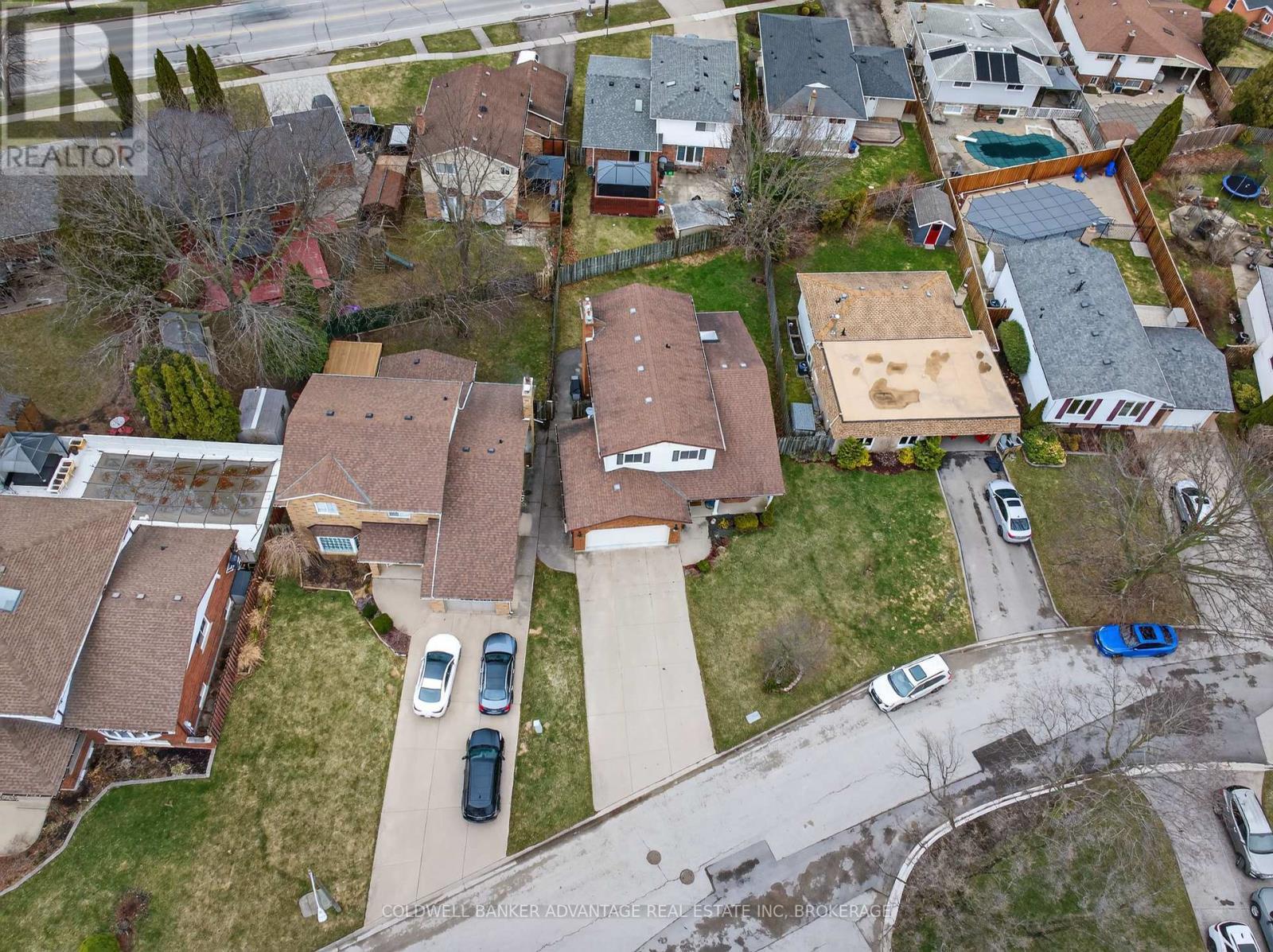 Ariel view above home - 41 Adel Drive E, St. Catharines (Carlton/Bunting), ON - Outdoor With View