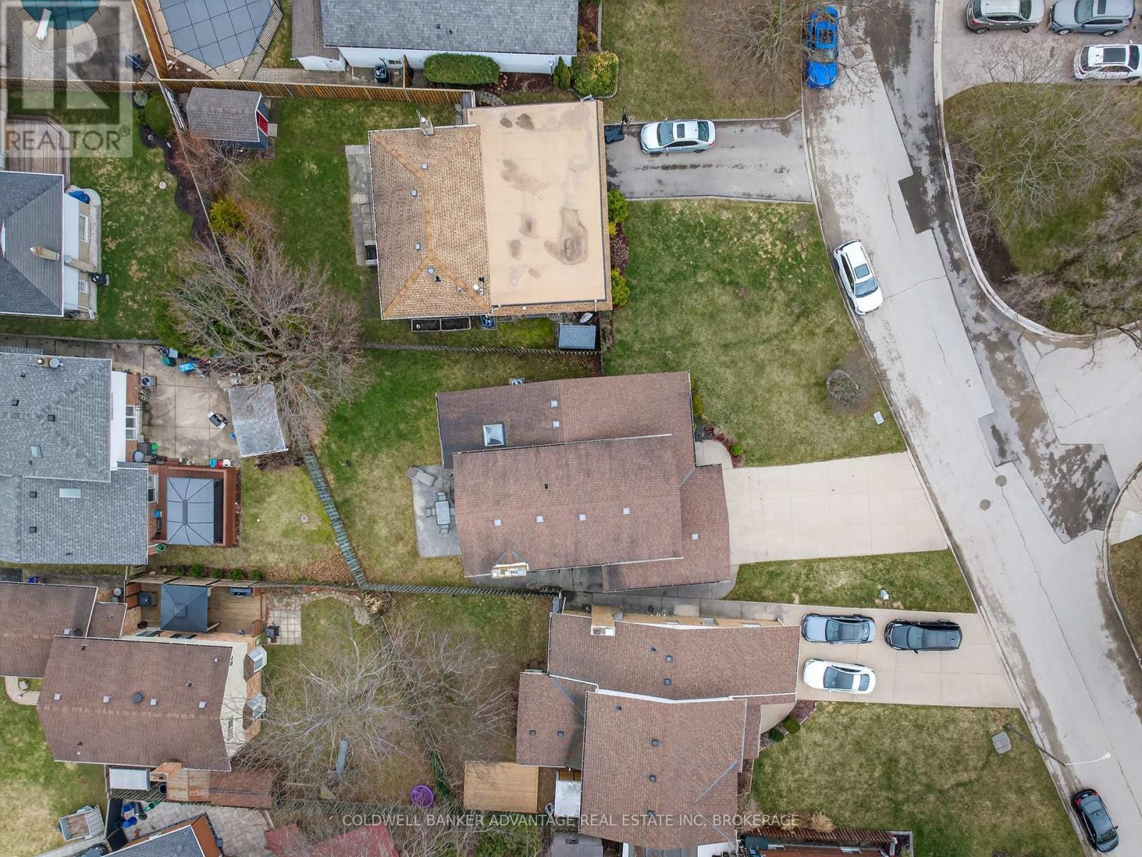 Ariel view - 41 Adel Drive E, St. Catharines (Carlton/Bunting), ON - Outdoor With View