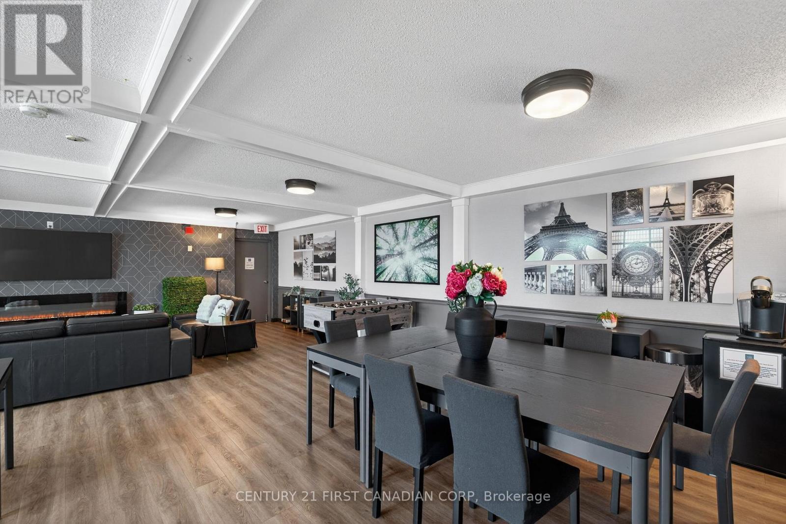 405 - 440 Central Avenue, London East (East F), ON - Indoor Photo Showing Dining Room