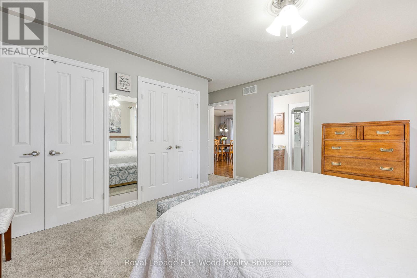 Master bedroom with lots of closet space - 36 Morning Glory Drive, Tillsonburg, ON - Indoor Photo Showing Bedroom