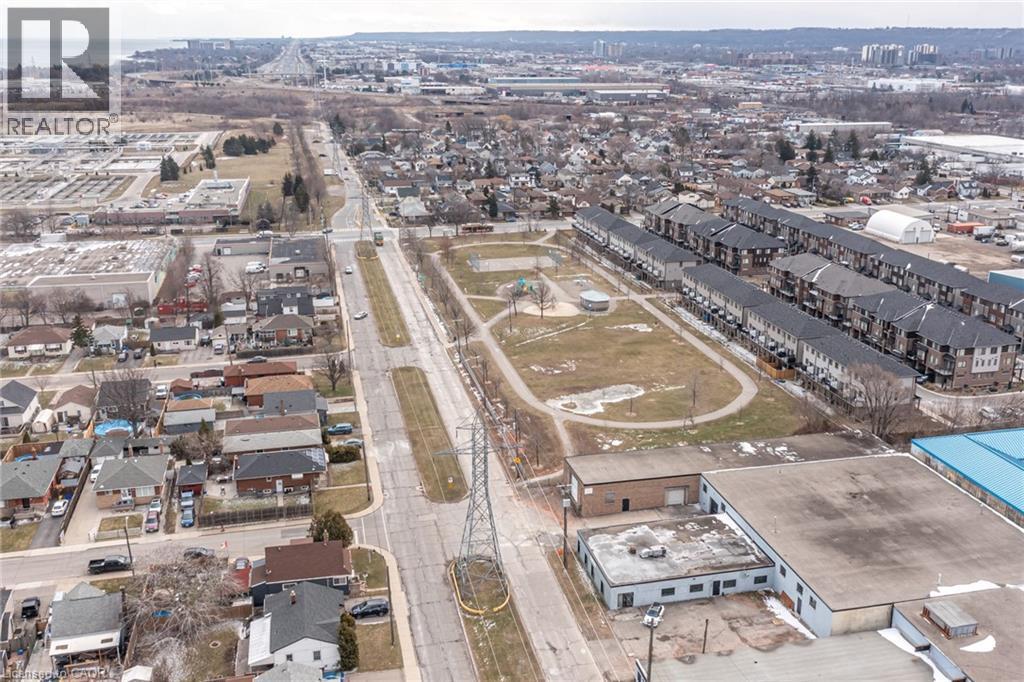Aerial overview of property's location - 624 Burgess Avenue, Hamilton, ON - Outdoor With View