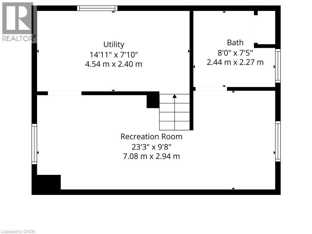 View of home floor plan - 624 Burgess Avenue, Hamilton, ON - Other